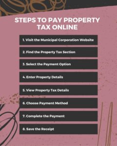 steps to pay property tax online